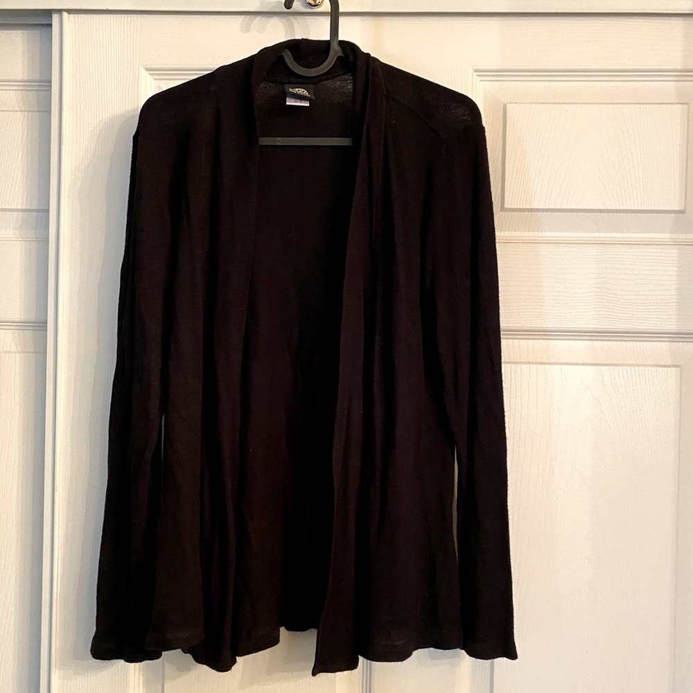 Thin black cardigan